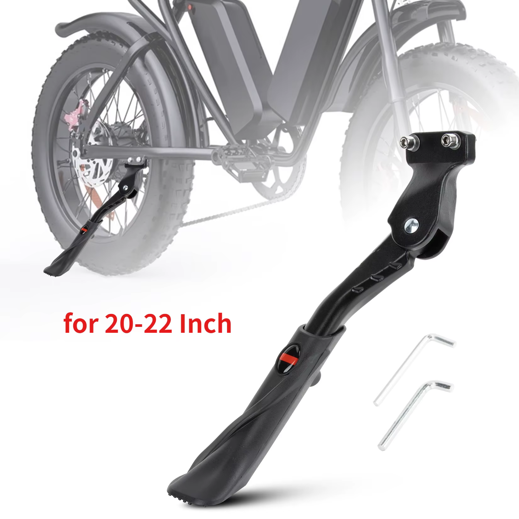 Béquille réglable antidérapante pour vélos électriques Ridstar Q20 Pro Lite H20 H26 Pro X1S/X1 et po