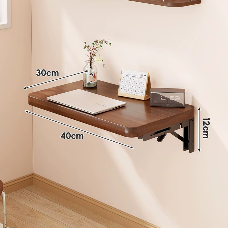 Étagère Murale Pliante, Table de Rangement Murale Multifonctionnelle, Étagère de Rangement Droite Po