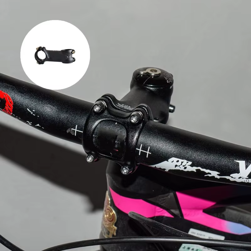 Tige guidon réglable à 7 degrés, tige vélo route en alliage d'aluminium, Risers, tige vélo pour vélo
