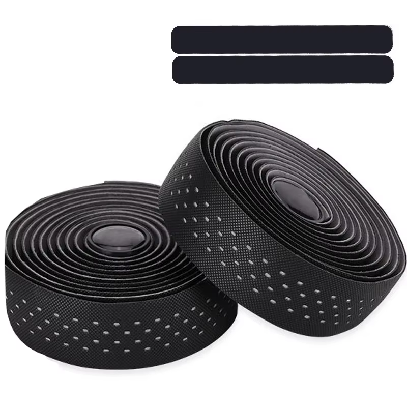 Bande de guidon de vélo, gravier de route, poignées respirantes, sangle de ceinture de barre, antidé