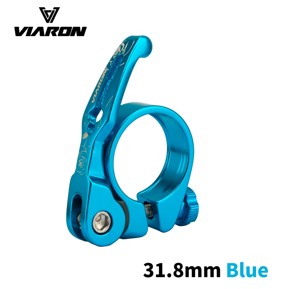 VIARON – pince de tige de selle de vélo vtt, à dégagement rapide, 31.8mm/34.9mm, pour pièces de cycl