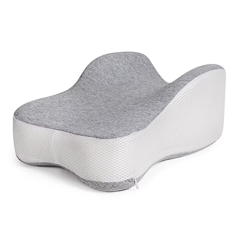 Oreiller long de 14 pouces pour dormir sur le côté, soutien complet des cuisses et des genoux pour u