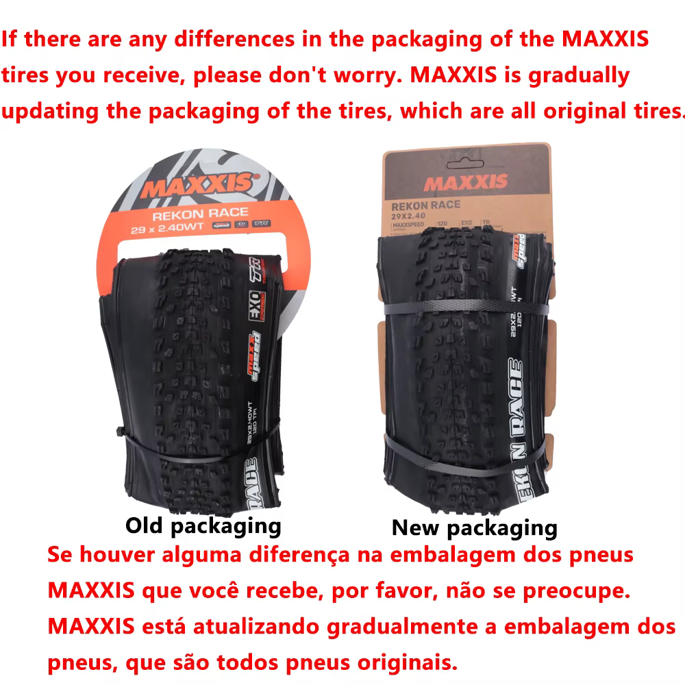 MAXXIS REKON RACE(M355RU) pneu 27.5/29x2.0/2.25/2.35/2.4WT/2.4 pneu pliant de vélo Anti-crevaison po