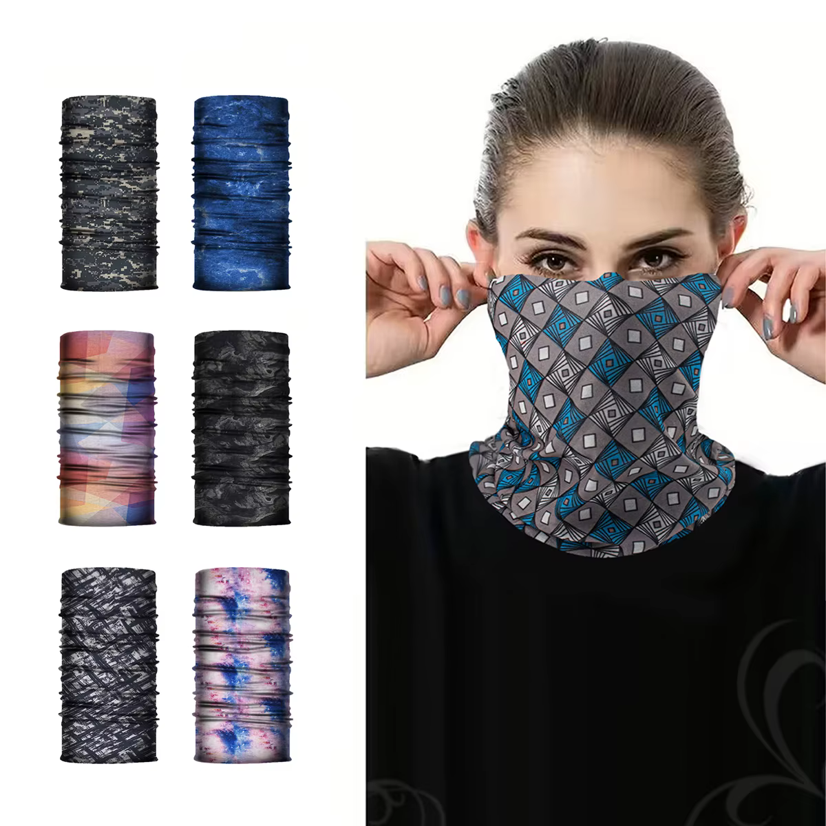 Sports de plein air cyclisme écharpe respirant crème solaire foulard magique bandeau écharpe cyclism