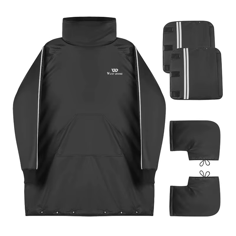 WEST BIKING – manteau de cyclisme coupe-vent, veste thermique d'hiver, mitaines de guidon de vélo, c