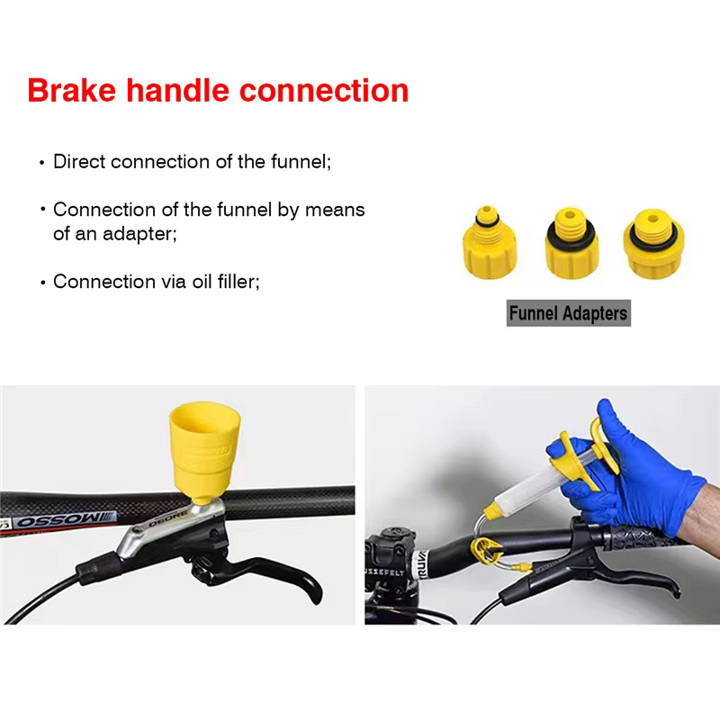 EZMTB Kit de purge de frein hydraulique de vélo liquide minéral DOT pour SHIMANO SRAM outils de répa
