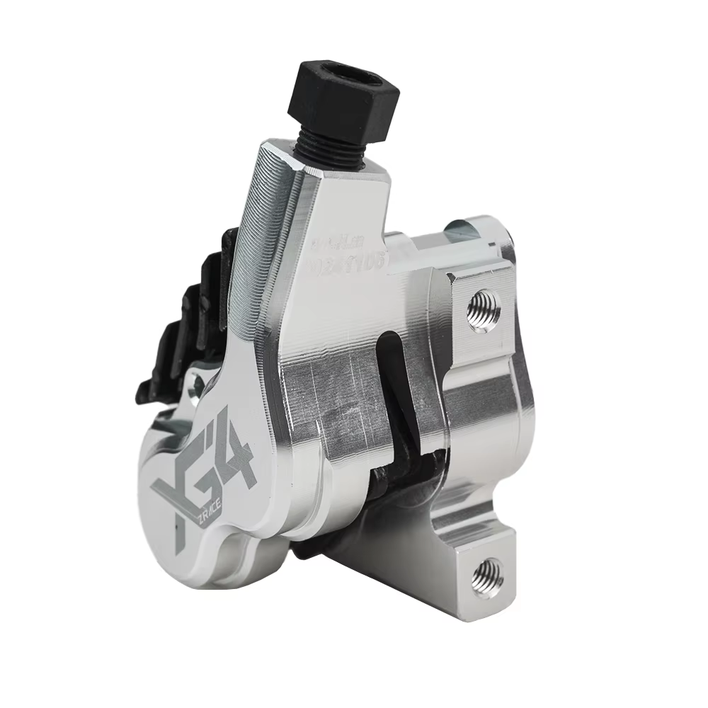Étrier de frein hydraulique de route ZRACE XG4, étrier à quatre piston à montage plat, plaquettes de