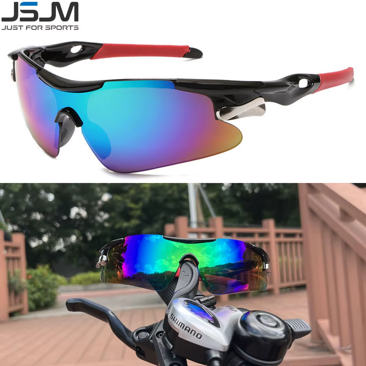 JSJM plein air hommes cyclisme lunettes de soleil vélo de route montagne équitation Protection lunet