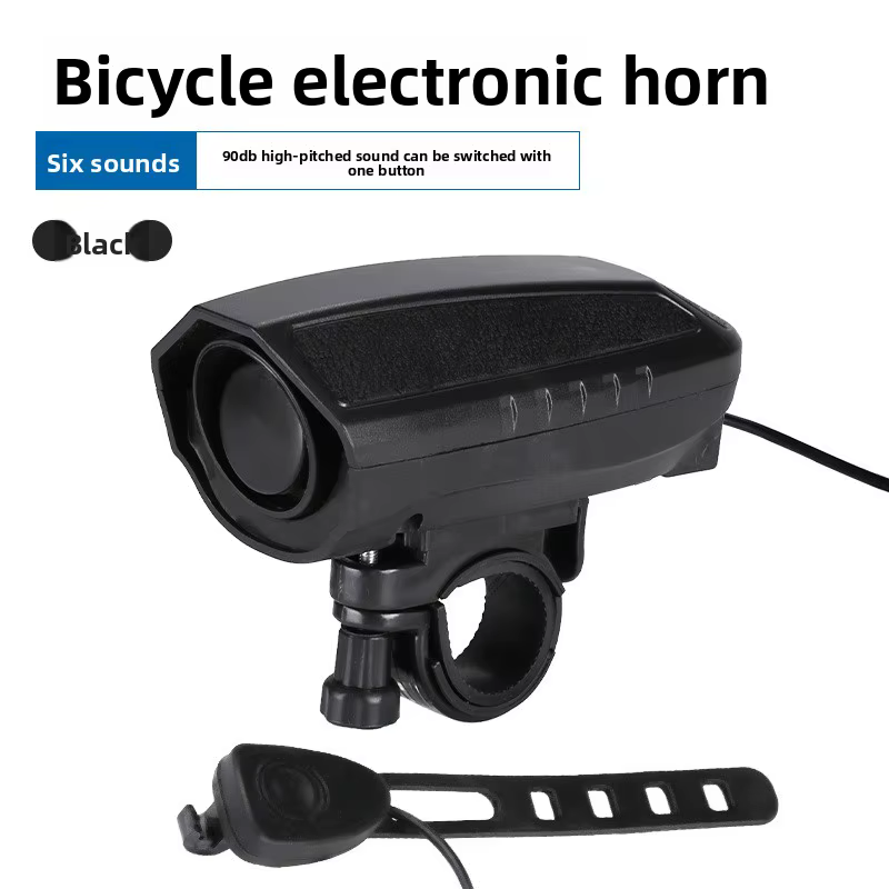 Sonnette de vélo, klaxon électrique, klaxon de VTT, cloche électrique, équipement de cyclisme, klaxo