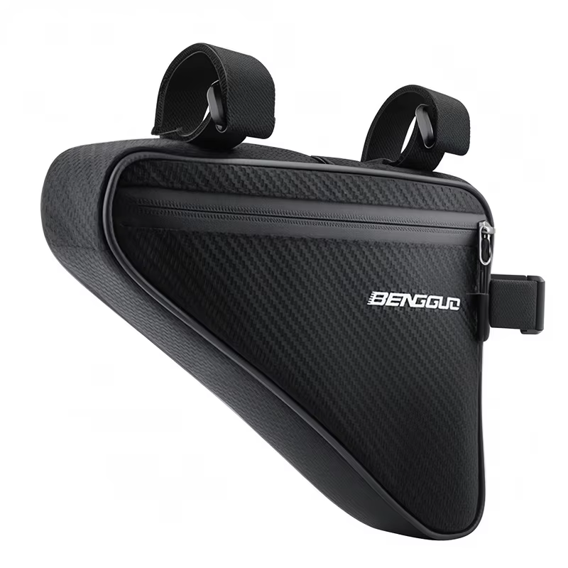 Sac triangulaire pour vélo, sac pour VTT, sac pour tube supérieur de vélo de route, sac de cyclisme,