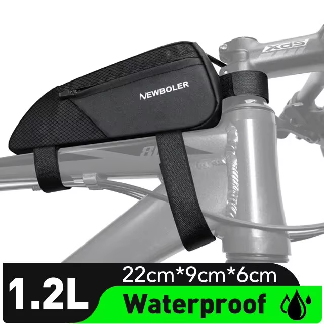 Sac étanche ultraléger de grande capacité pour cadre supérieur avant de vélo, accessoires de cyclism