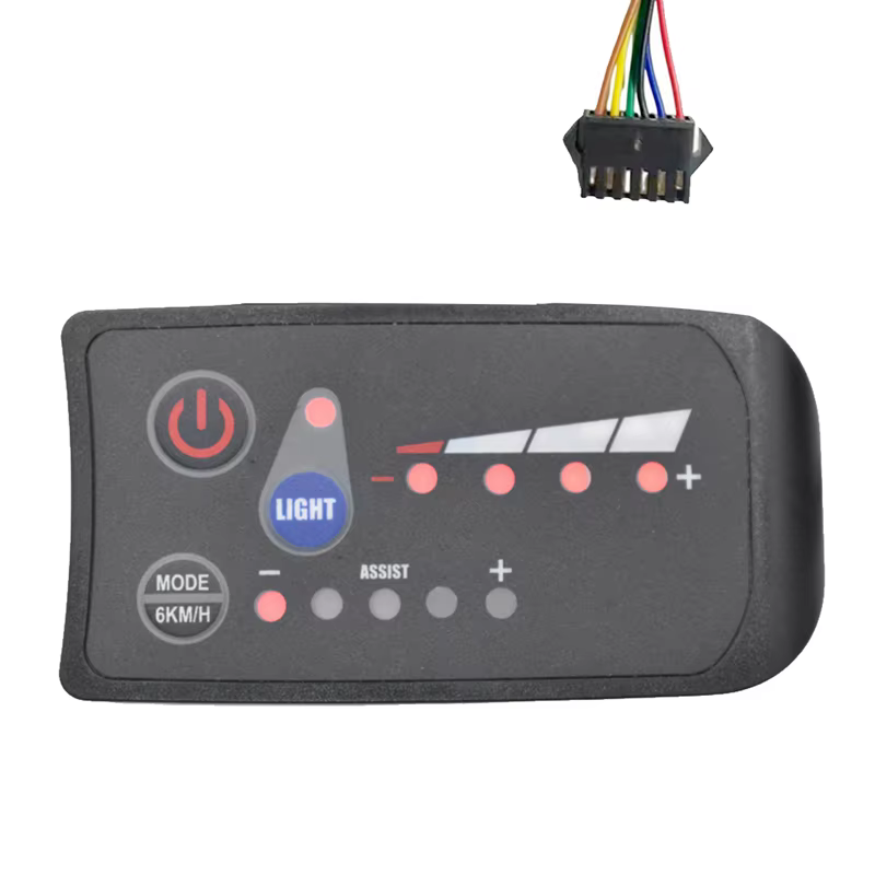 Compteur de vélo électrique 36V IP65, avec affichage LED