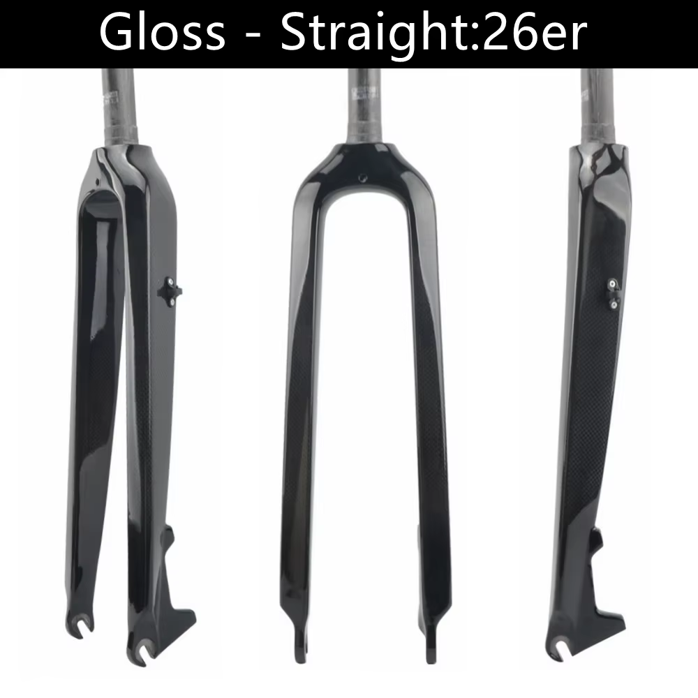 Fourche de vélo VTT 26er 27.5er 29er en fibre de carbone 3K, fourche avant pour VTT, pièces de vélo,