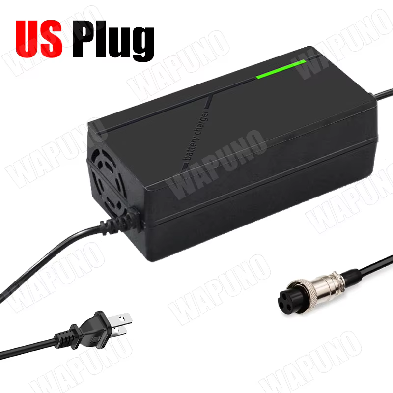 Chargeur de scooter électrique 58,8V 2A GX16 3 broches pour batterie Li-ion 52V 14S ZERO 10X ZERO 8X