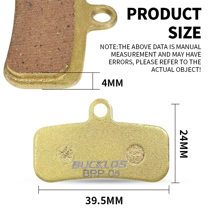 BUCKKubMTB-Plaquettes de frein à disque hydrauliques en métal à base de cuivre, plaquettes de frein 