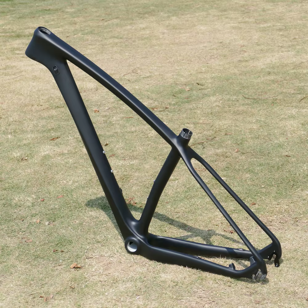 043 #     Cadre de vélo de montagne tout carbone UD mat neuf, 29ER, tailles S, M, L, axe traversant 