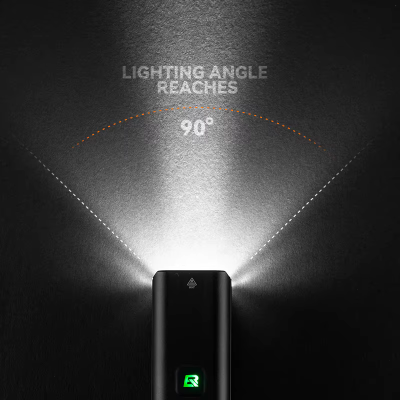 ROCKBROS lumière de vélo 1500LM5000mAh type-c lumière de vélo contrôle de température IPX6 aluminium