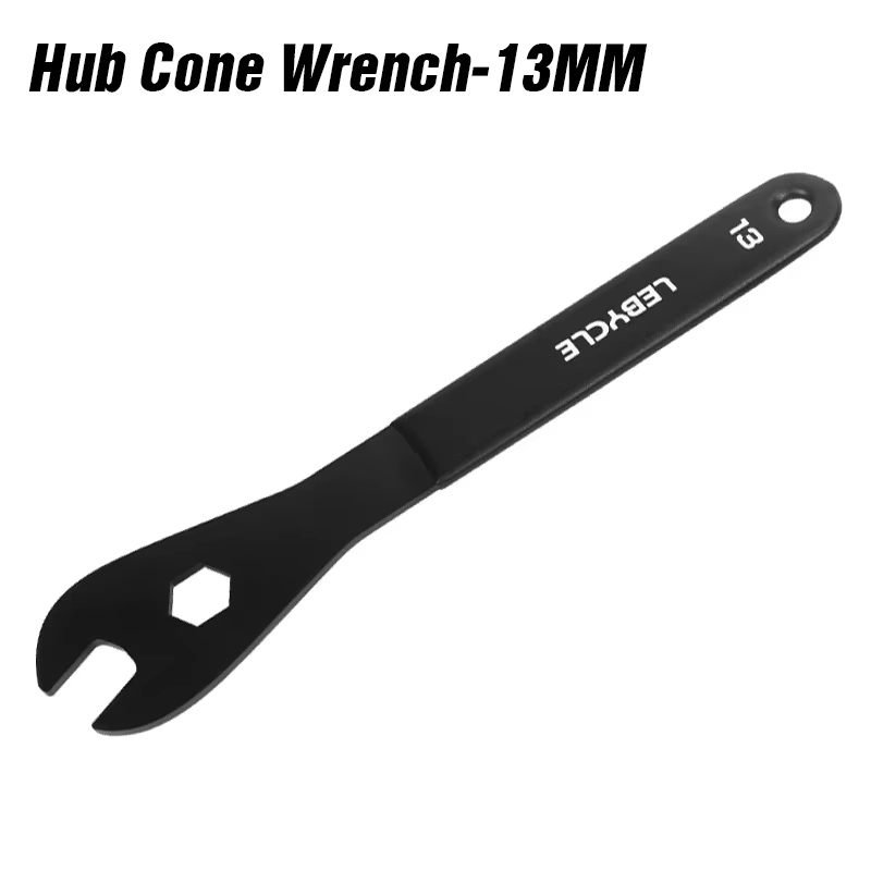 Clé de moyeu de vélo VTT LEBYCLE 13 14 15 16 17 18 20 21 22 23 24 26 28mm, clé à moyeu ouverte, outi