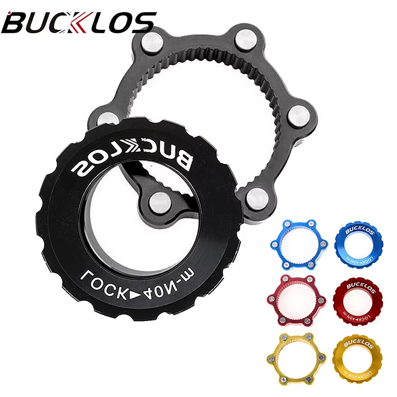 BUCKLOS – adaptateur de verrouillage central de vélo à 6 trous, Conversion de verrouillage central d