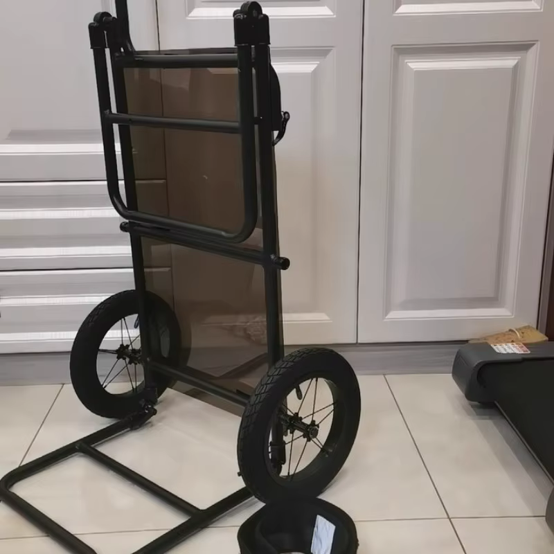 Remorque de vélo en alliage d'aluminium, Camping en plein air, multifonctionnel, Portable, grande ca