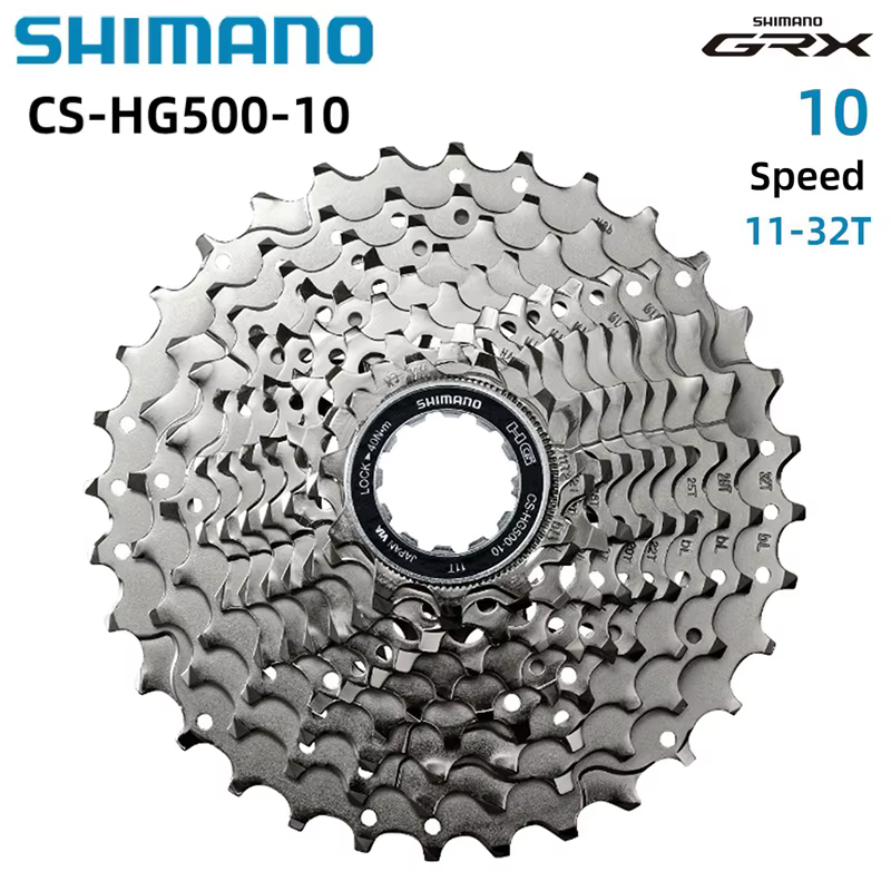 Shimano DEORE HYPERGLIDE CS-HG500 Cassette de route 10 vitesses 12-28T 11-25T/32T/34T CS-HG50-10 11-