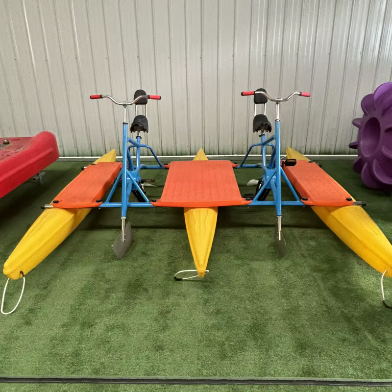 Airo QIQU PE Pontoon, cadre en aluminium antirouille, vélo aquatique à pédales simple pour la locati