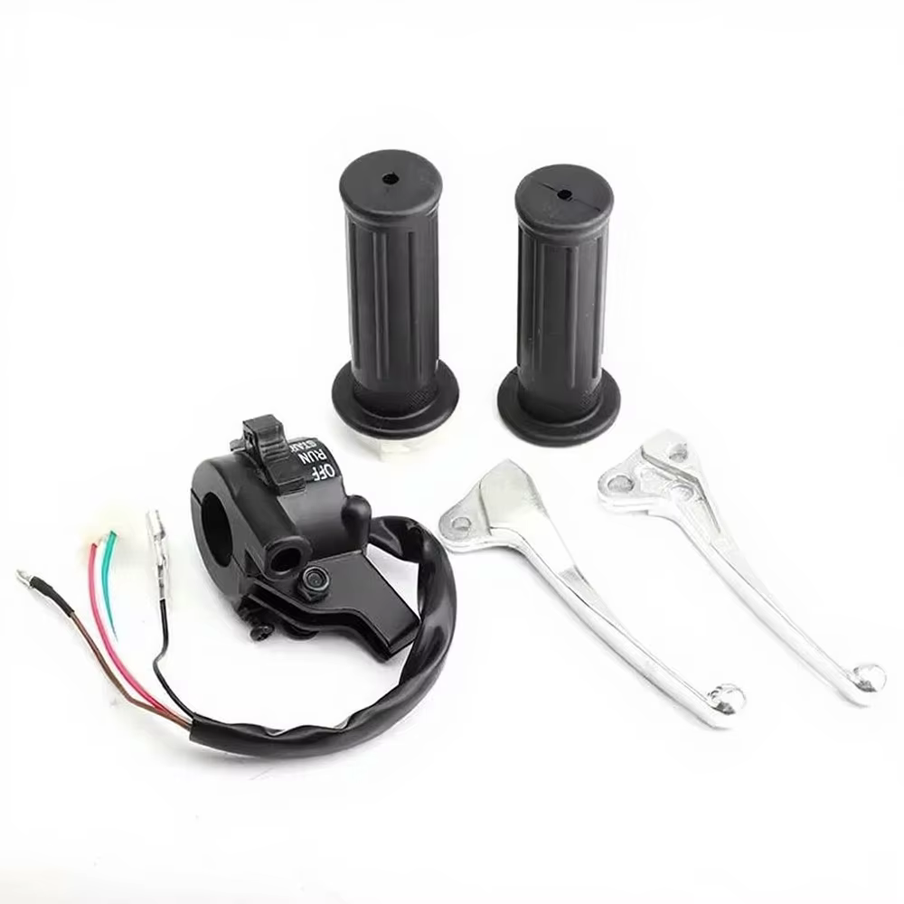 Poignées d'accélérateur de moto, levier de frein pour Yamaha PW50 PY50 PW PY 50 PEEWEE PIWI Dirt Pit