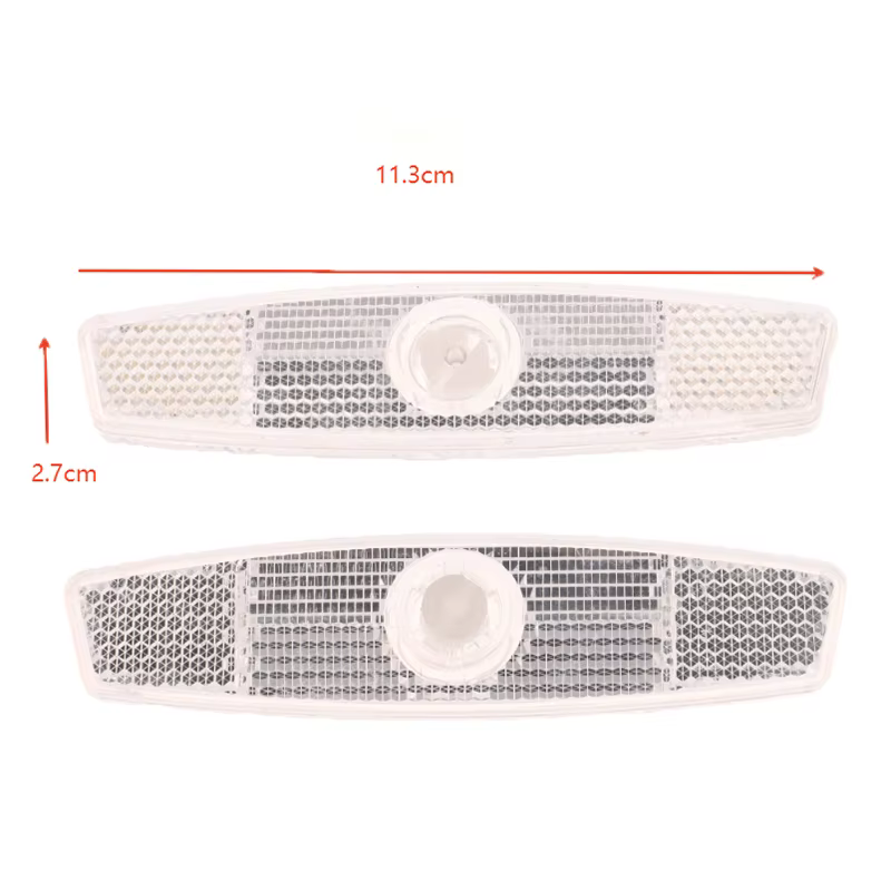 1 paire de réflecteurs de rayons de vélo vtt, feux d'avertissement de sécurité pour rayons de vélo d
