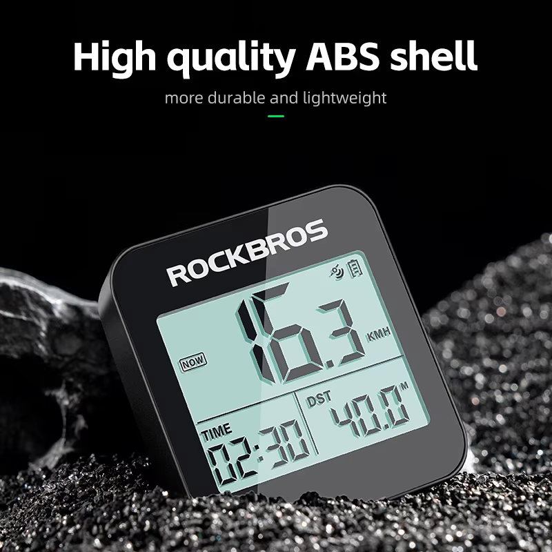 ROCKBROS-Ordinateur de vélo GPS, compteur de vitesse, vélo de route, VTT, IPX6, étanche, sans fil, c