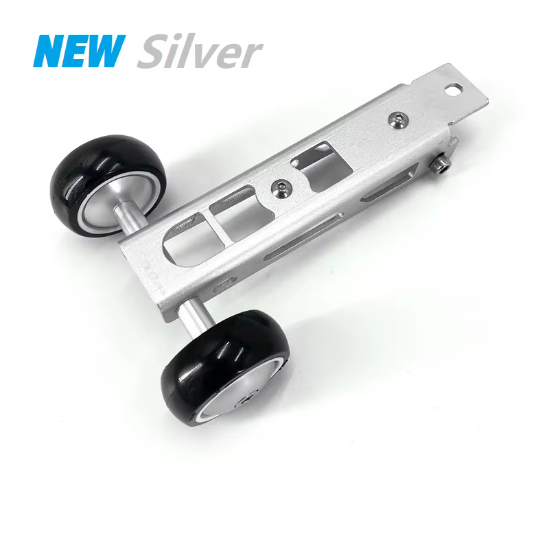 Litepro – roue facile à plier en alliage d'aluminium, noir et argent, pour Birdy série 2-3