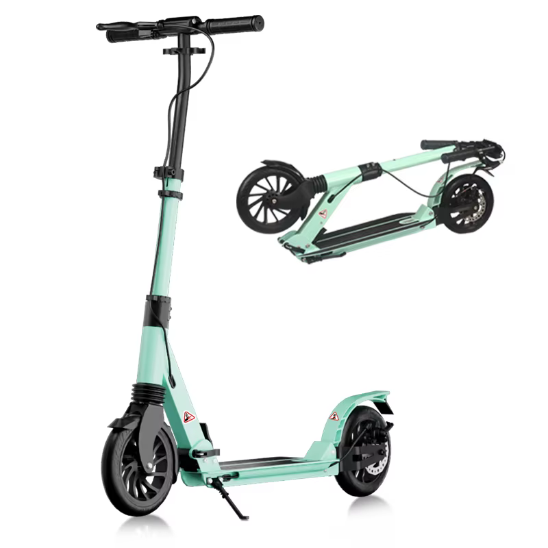 Trottinette pliable pour enfants et adultes, frein à disque arrière, conduite en extérieur, deux rou