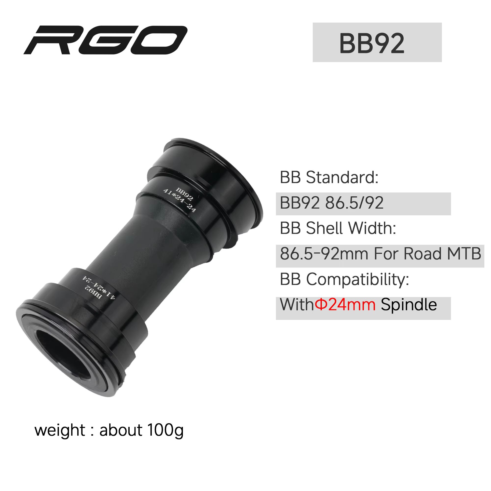 BSA 68 vélo en céramique BB68 support inférieur mouvement Central vtt vélo de route Bsa 24mm support