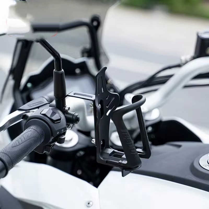 Porte-bouteille de boisson réglable en largeur, pour moto, Scooter, ATV, vélo, adapté aux bouteilles