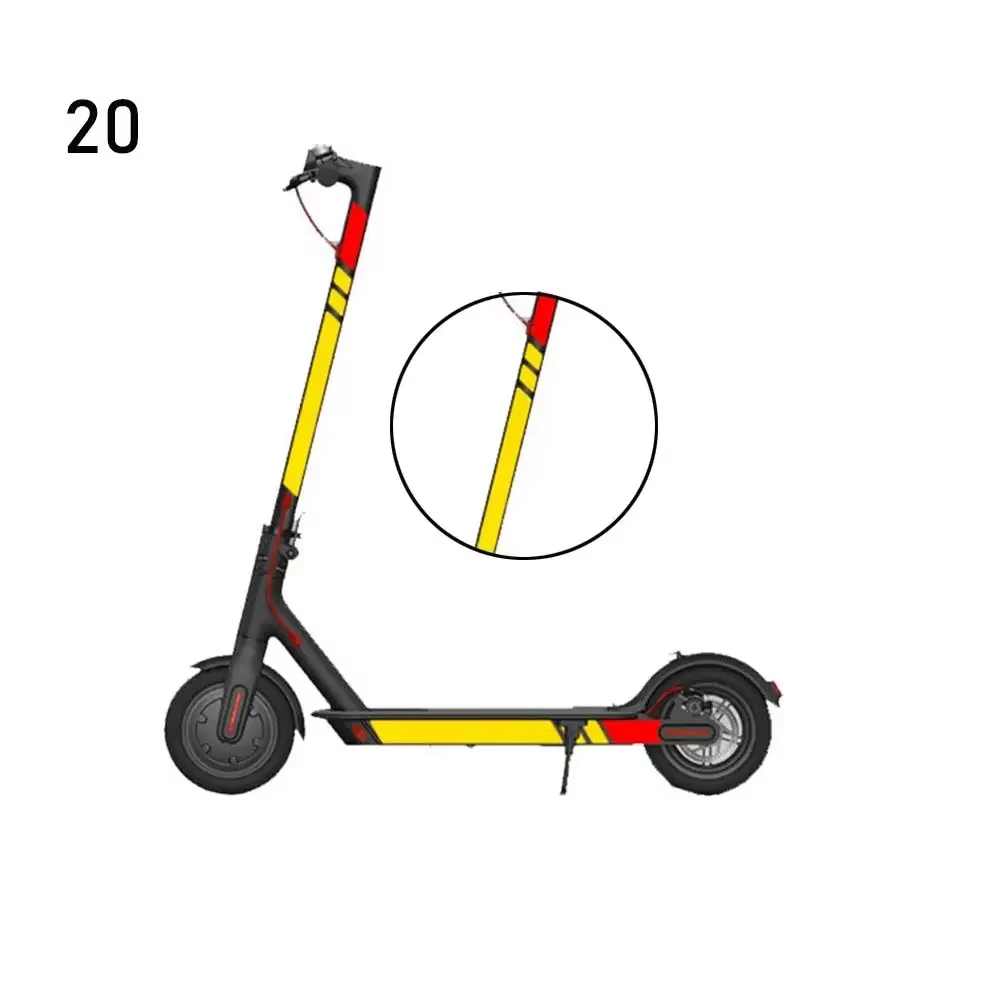 Pièces de Scooter électrique Paster décalcomanies autocollant de planche à roulettes autocollants de