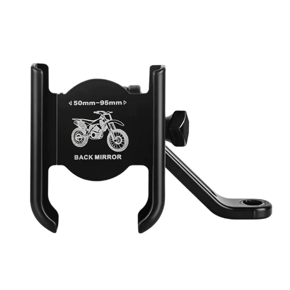 Support de téléphone de vélo en alliage d'aluminium, support GPS, Clip de montage de rétroviseur, gu