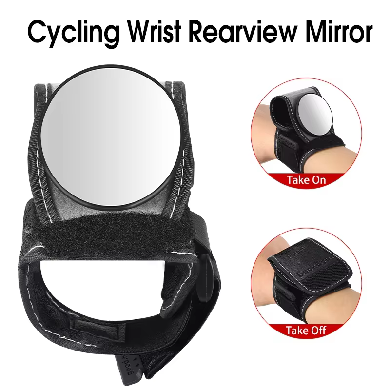 BONNE MAIN Vélo Miroir OUEST VÉLO Vélo Arrière Miroir Bras Dragonne Arrière Vue Rétroviseur Vélo Vél