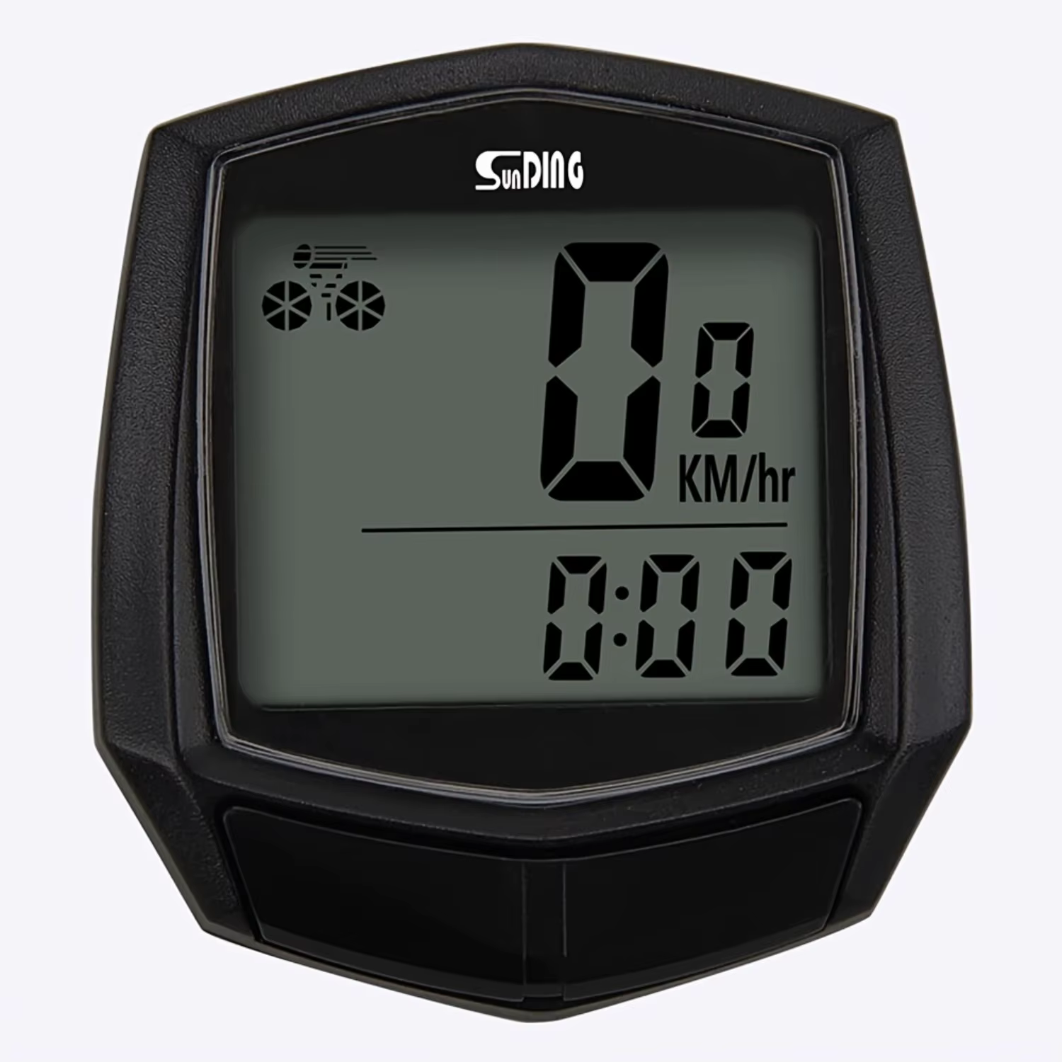 Compteur de vitesse multifonctionnel filaire pour vélo - Grand écran, accessoires de vélo et ensembl