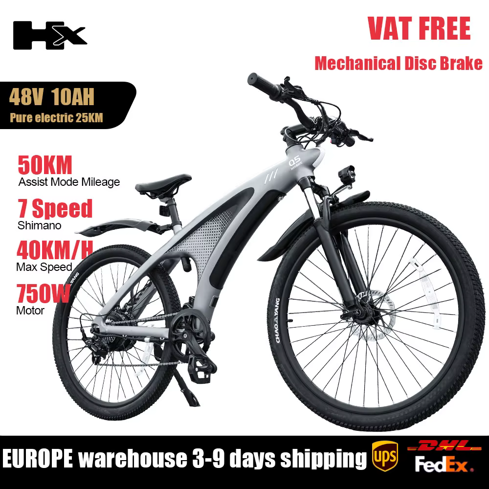 HX Q5 2000W Ebikes 57 KM/H vélo électrique 27.5 pouces adultes vélo électrique batterie amovible vél