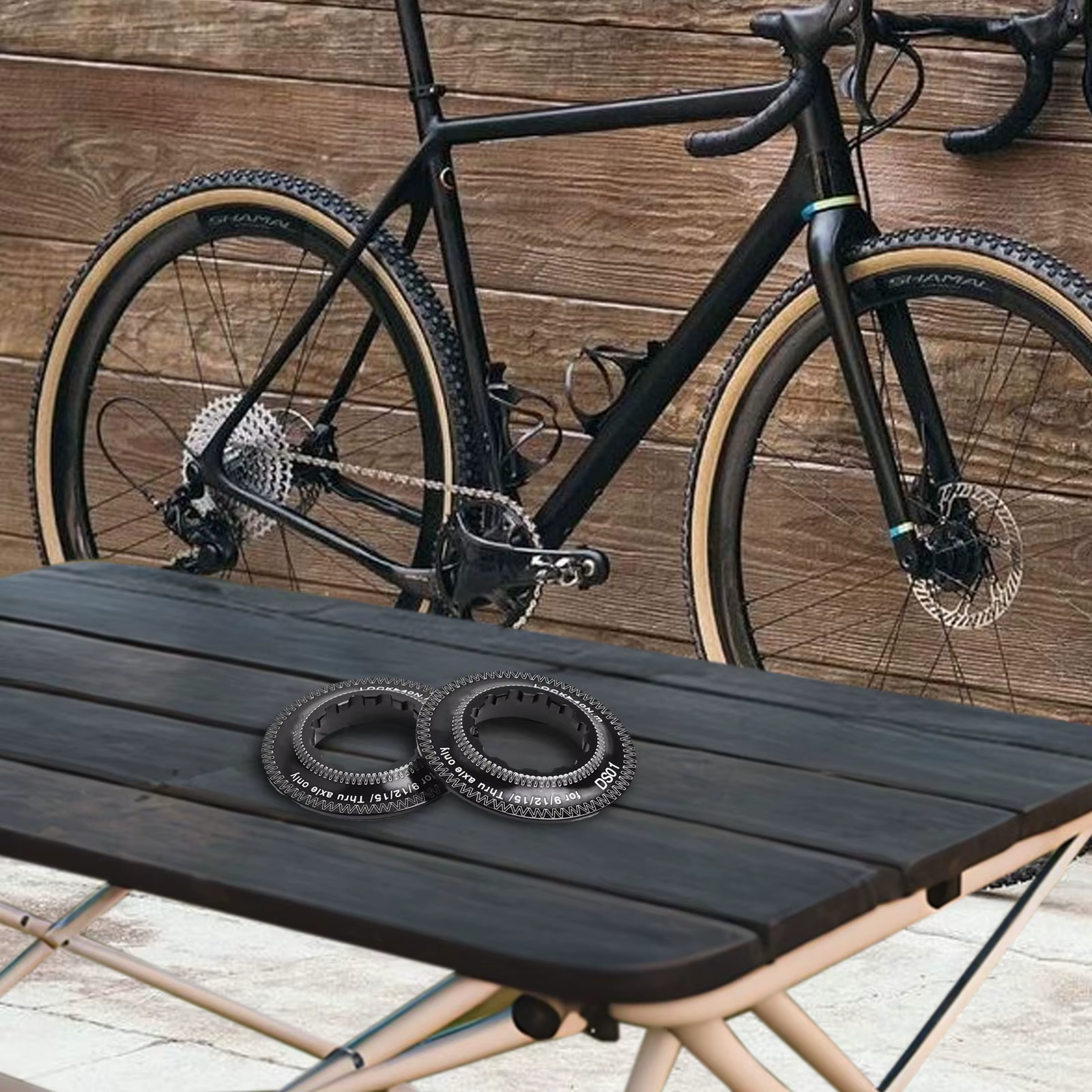 Anneaux de verrouillage centraux de vélo, 2 pièces, verrouillage central, paire de roues, moyeu, bar