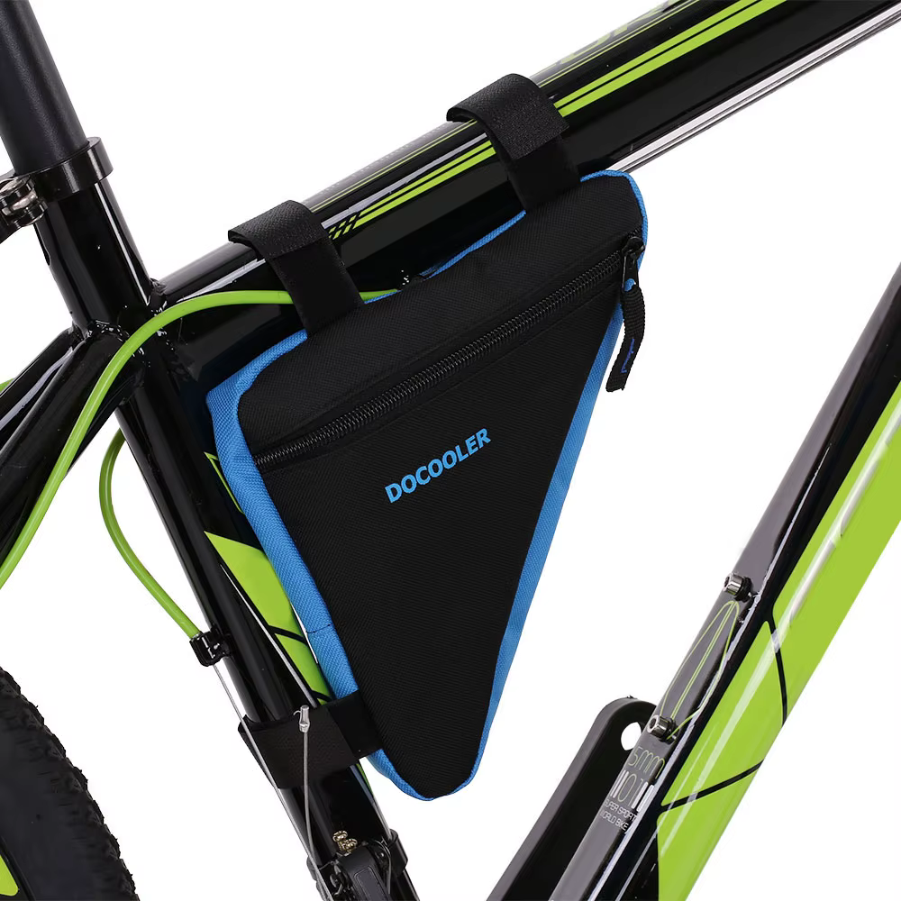 Sac de vélo triangulaire vtt, pochette de cadre de Tube de selle avant de vélo, sac de rangement d'o