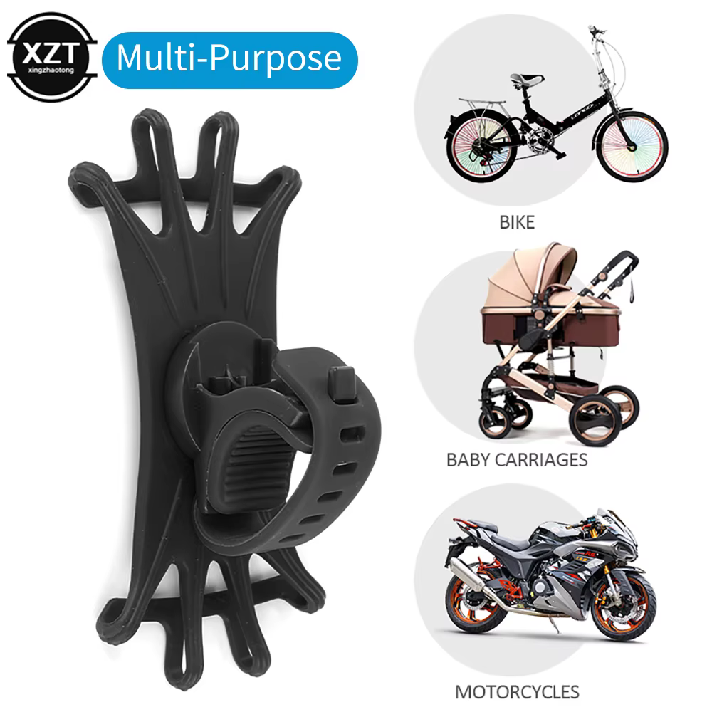 Support pour téléphone portable pour scooter de vélo 360 °   Poignée rotative téléphone portable GPS