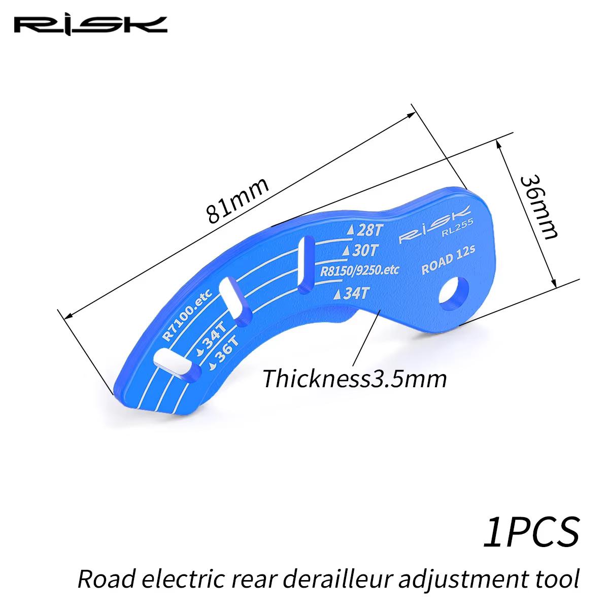 Risque vélo de route 12T dérailleur arrière électrique chaîne écart volant d'inertie roue de guidage