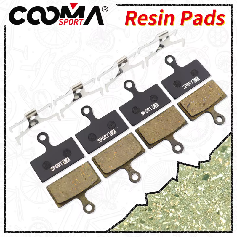 4 paires, plaquettes de frein de vélo pour étrier Shimano M9000, M8000, M985, XT M785, SLX M666, M67