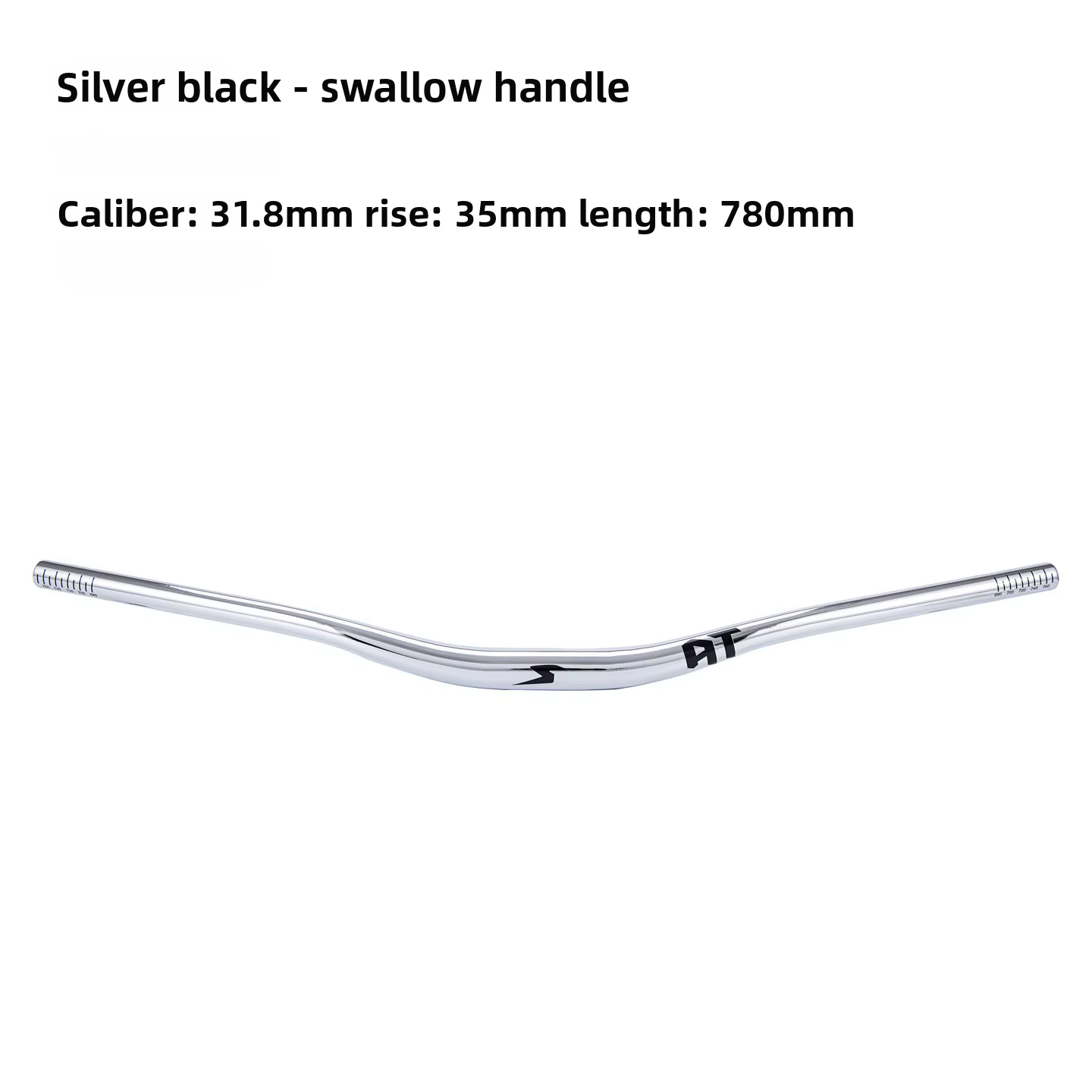 SEMYT – guidon élévateur de vtt, diamètre de serrage 31.8/35mm, hauteur 35/55mm, longueur 780mm, pou