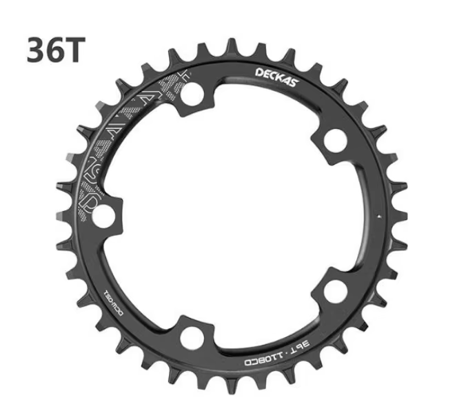 Plateau de pédalier de vélo de route Deckas 110BCD 110/5 griffes Narrow Wide 36T-58T pour manivelle 