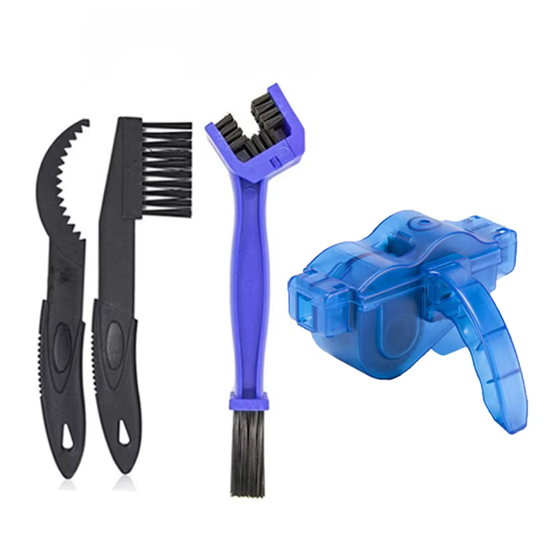 Nettoyeur de chaîne de vélo, Kit de nettoyage de cyclisme, ensemble d'outils de lavage de vélo, huil