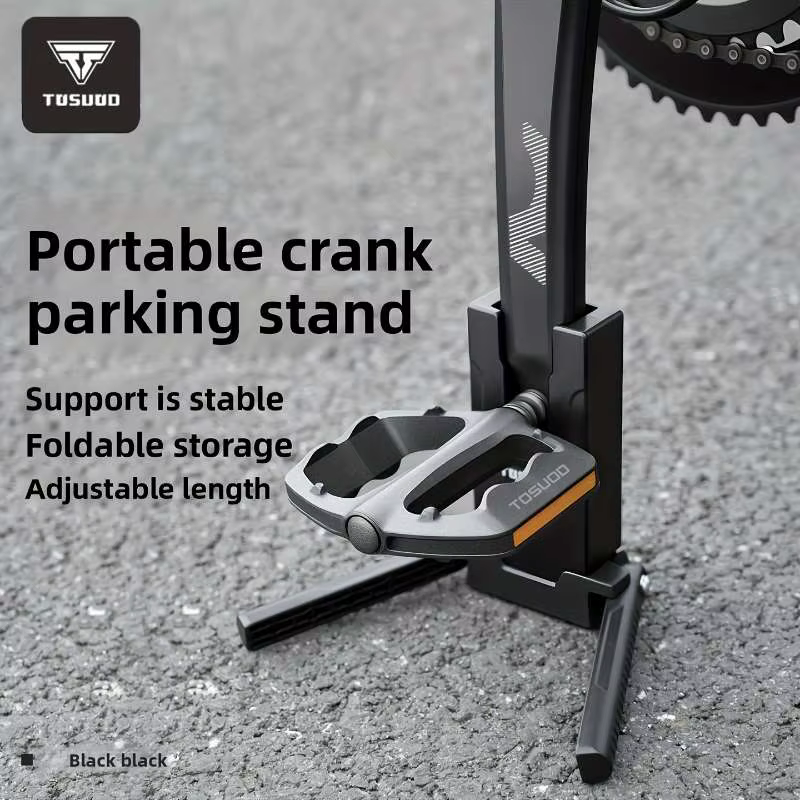 TOSUOD Support de stationnement latéral pour vélo, béquille arrière pratique à fixer sur le cadre po
