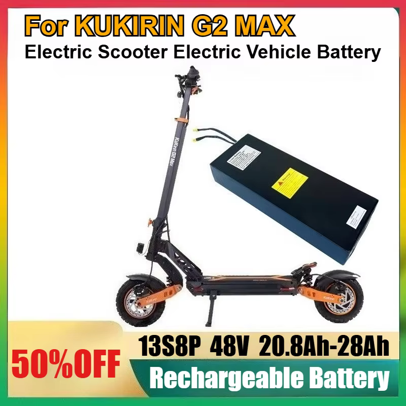 Batterie haute performance grande capacité 13S8P 48V 20.8Ah pour trottinettes électriques KUKIRIN G2