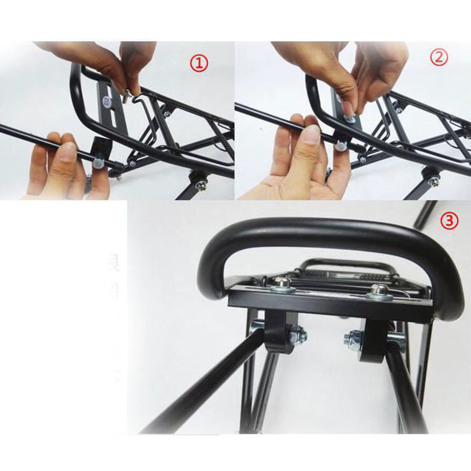 Porte-bagages arrière en alliage pour vélo de route et VTT