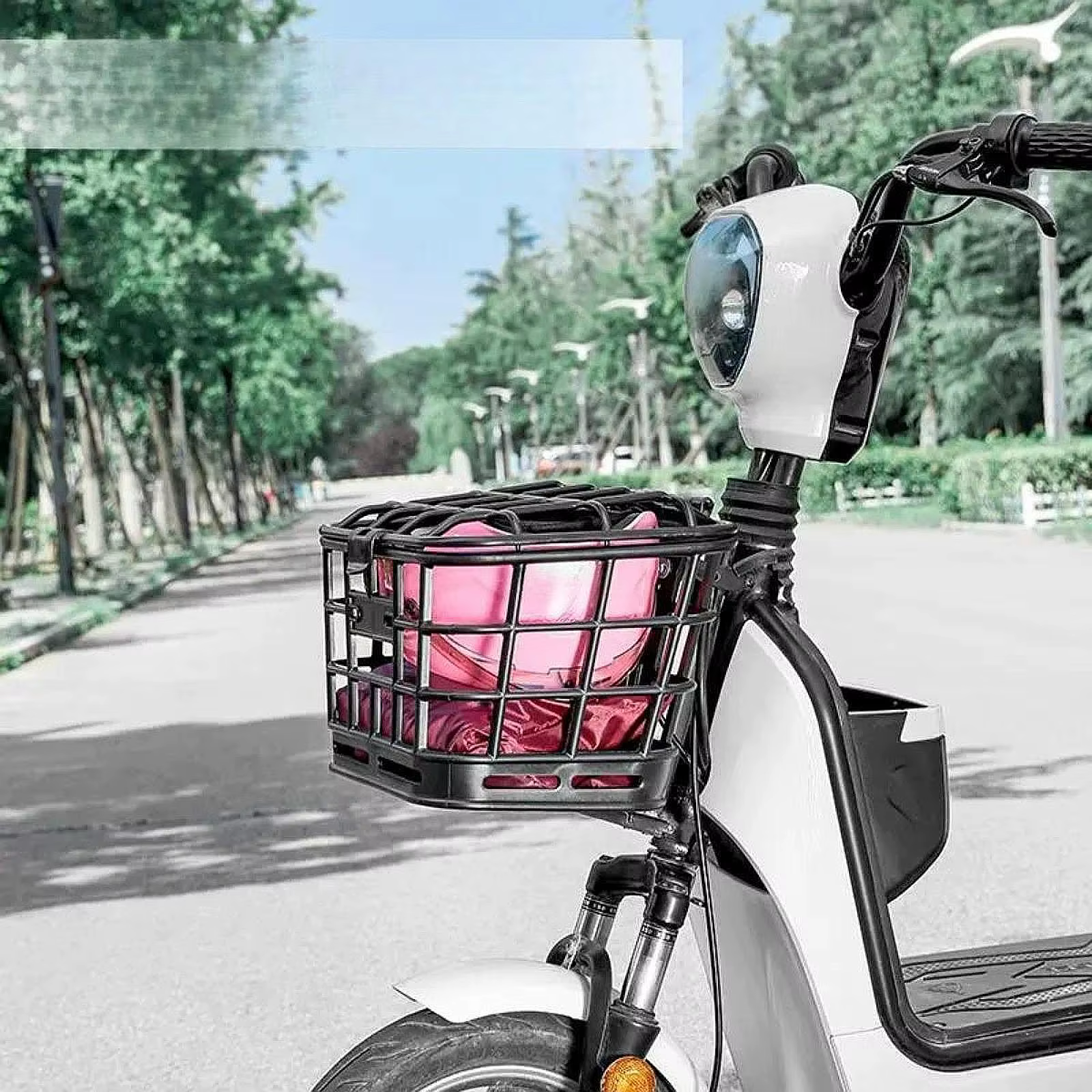 Panier avant pour vélo électrique
